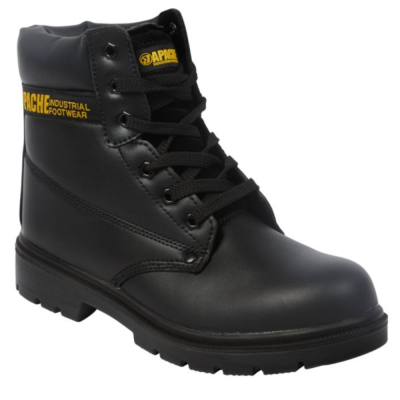 Apache AP300 Black 6 Eye Safety Boot
