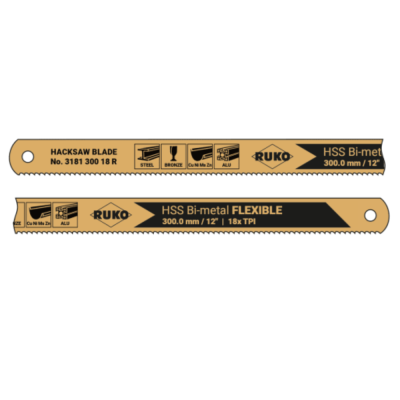 Ruko Hacksaw Blades 12 x 1/2 Bi-Metal 24 TPI